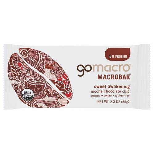 Gomacro Mocha Chocolate Chip Protein Bar