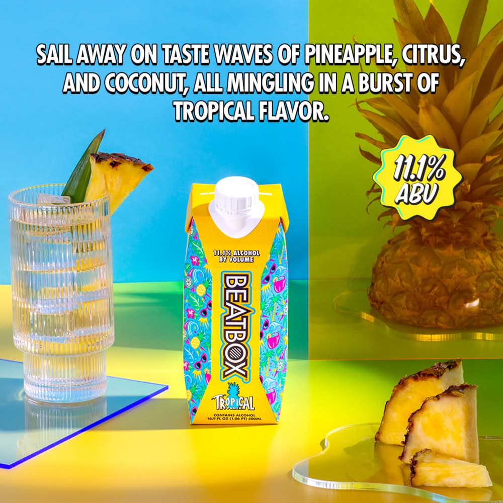 BeatBox Ready To Drink Wine, Tropical Punch (16.9 fl oz) | Postmates