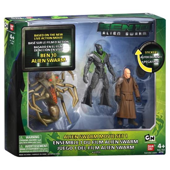 NEW Ben 10 - ALIEN SWARM MOVIE SET 1 - Queen VALIDUS Nanomech 4 Action  Figures