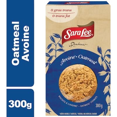 Sara lee biscuits à l'avoine - oatmeal cookies (6 unités)