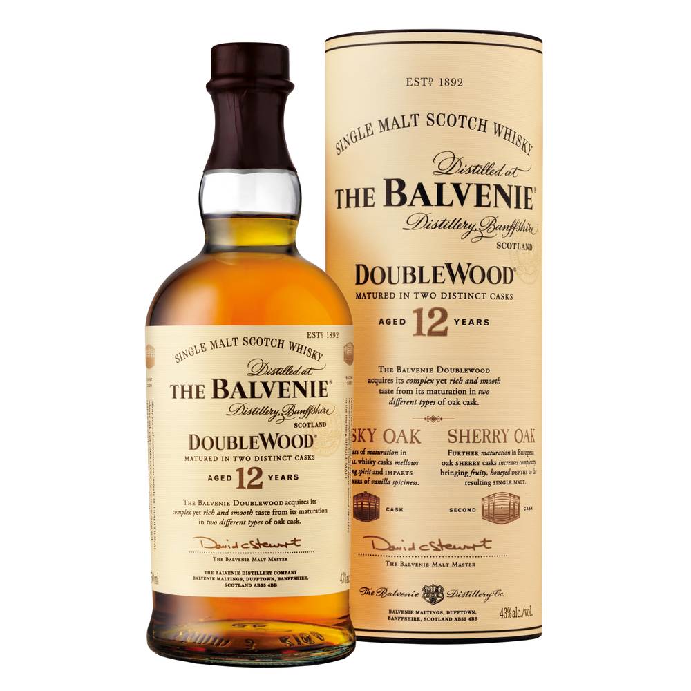 The Balvenie Doublewood 12 Year Old Single Malt Scotch Whisky (750 ml)