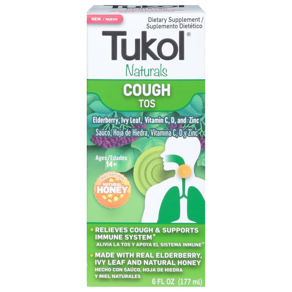 Tukol Natural Honey Cough Tos (6 fl oz)