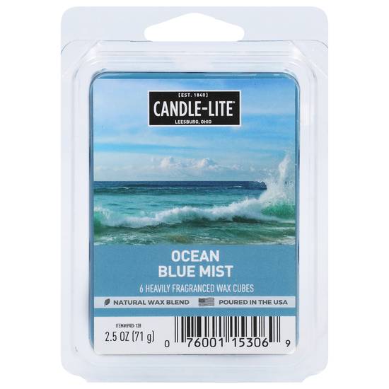 Candle-Lite Ocean Blue Mist Wax Cubes (6 ct)