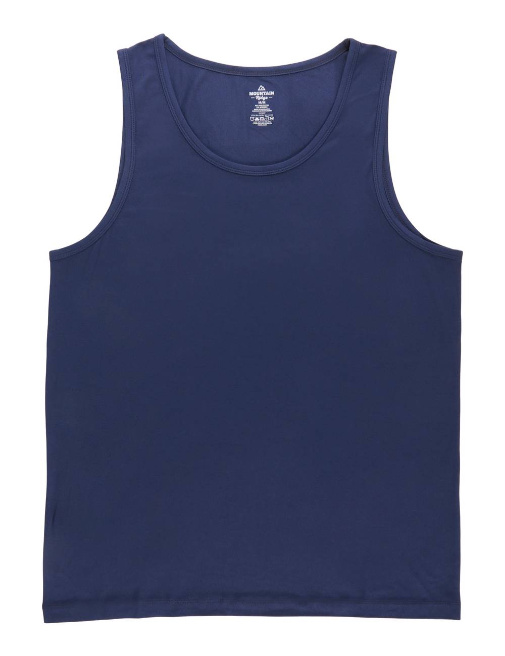 Mountain Ridge Muscle Tank Top Sleep Shirt, Men, L, Dress Blues