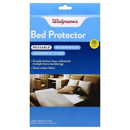 Walgreens Reusable Waterproof Bed Protector