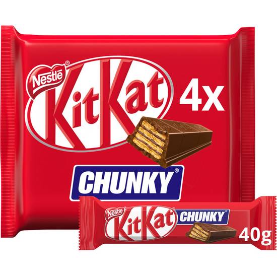 KitKat Chunky Milk Chocolate Bars 4 Pack