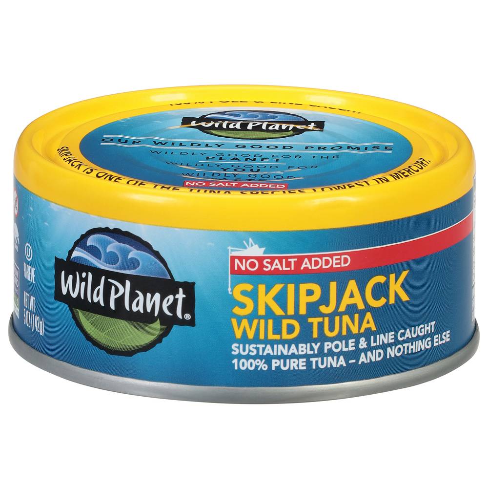 Wild Planet No Salt Added Skipjack Tuna (5 oz)