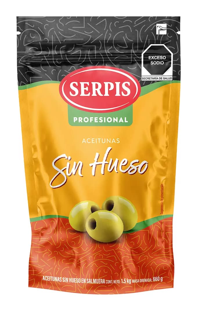 Serpis · Aceituna manzanilla sin hueso (1,5 kg)