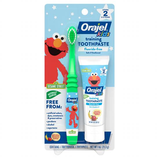 Orajel Baby Tooth & Gum Cleanser + Extra Soft Toothbrush (1 set)