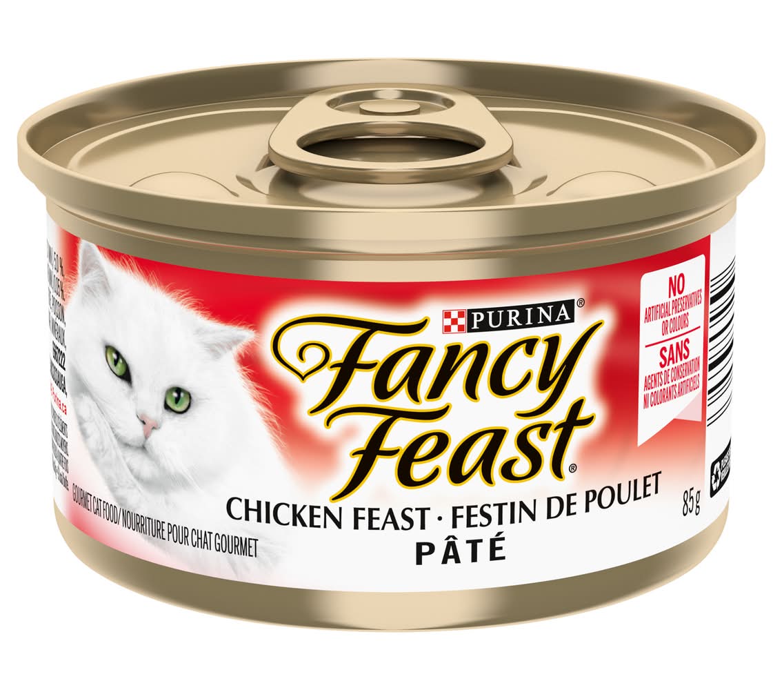 Purina Fancy Feast Pate Wet Cat Food, Chicken (85 g)