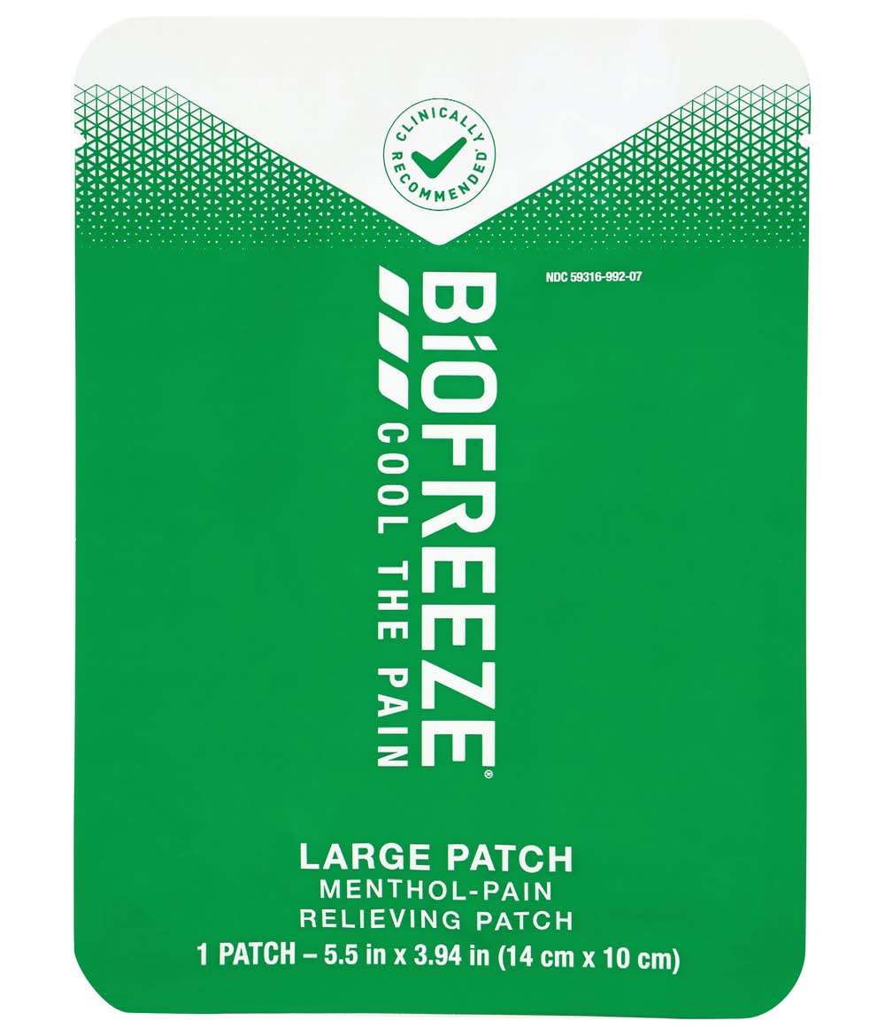 Biofreeze Single Large Patch Fast Acting Pain Relief
