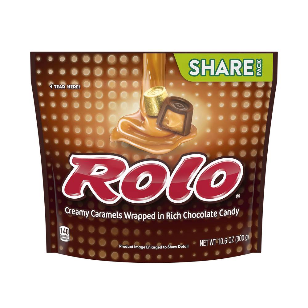 Rolo Creamy Caramel Wrapped in Rich Chocolate Candy (10.1 oz)