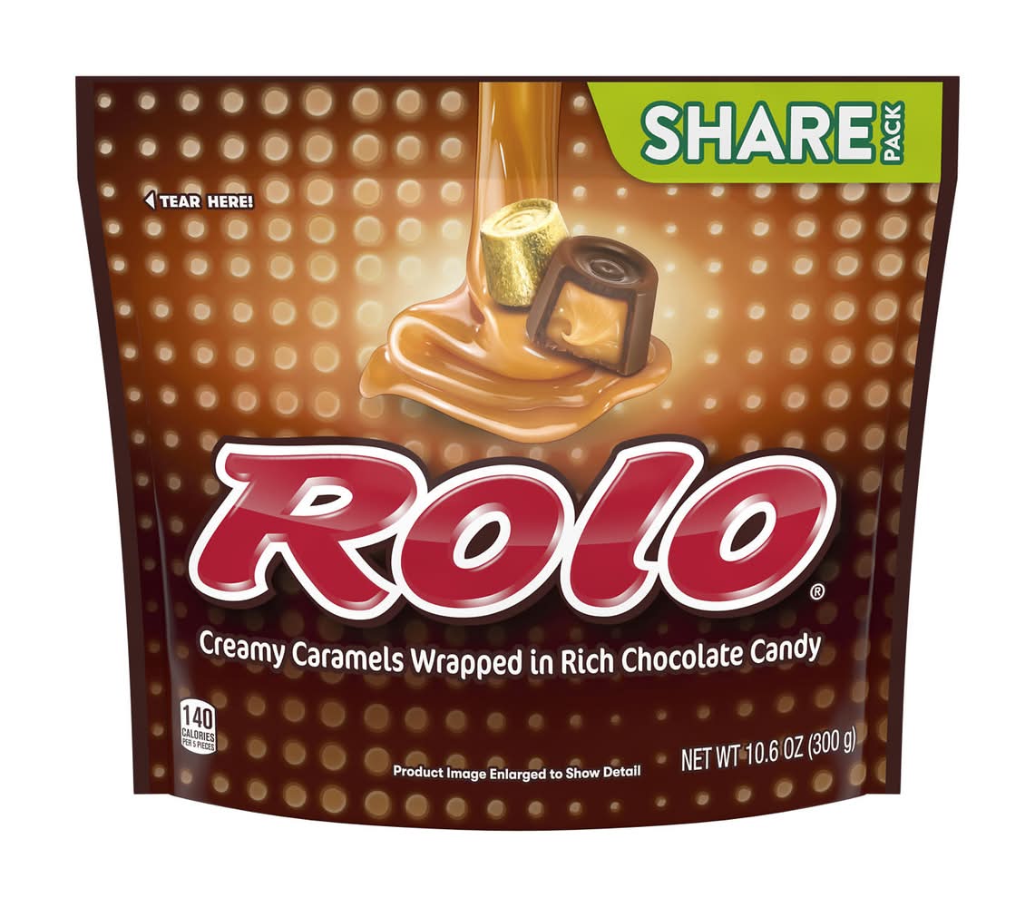 Rolo Creamy Caramels in Rich Chocolate Candy (10.6 oz)