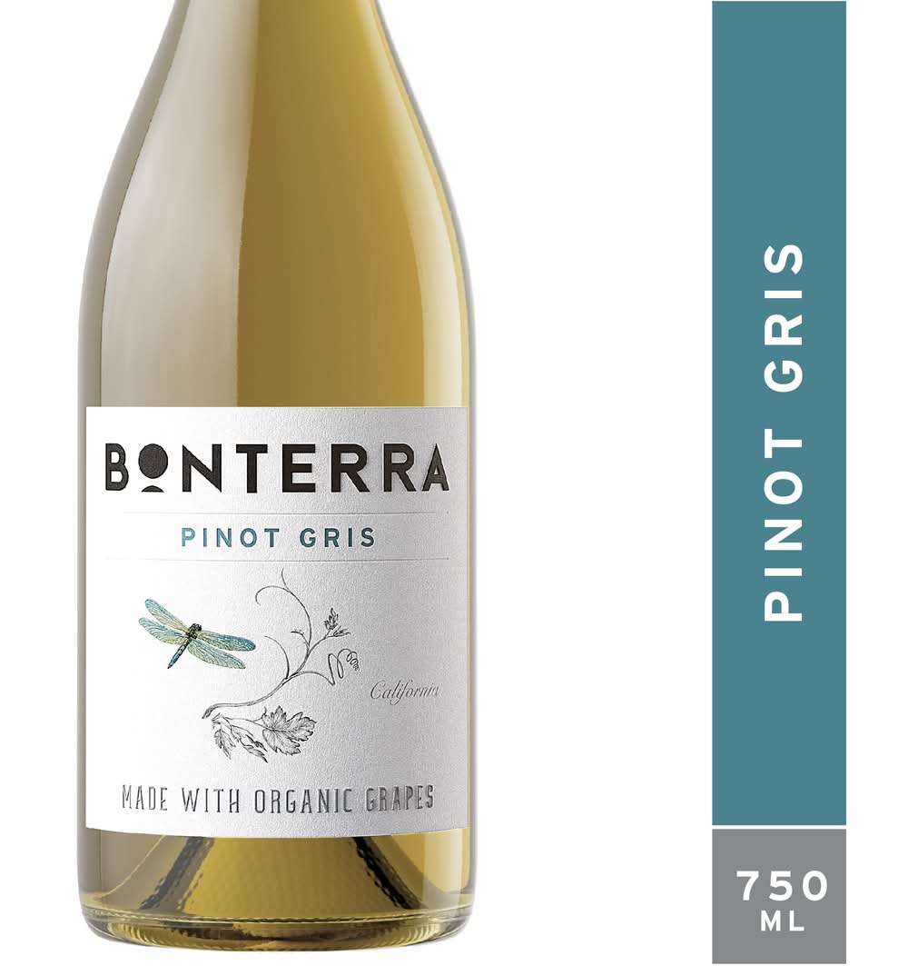 Bonterra California Pinot Gris White Wine (750 ml)