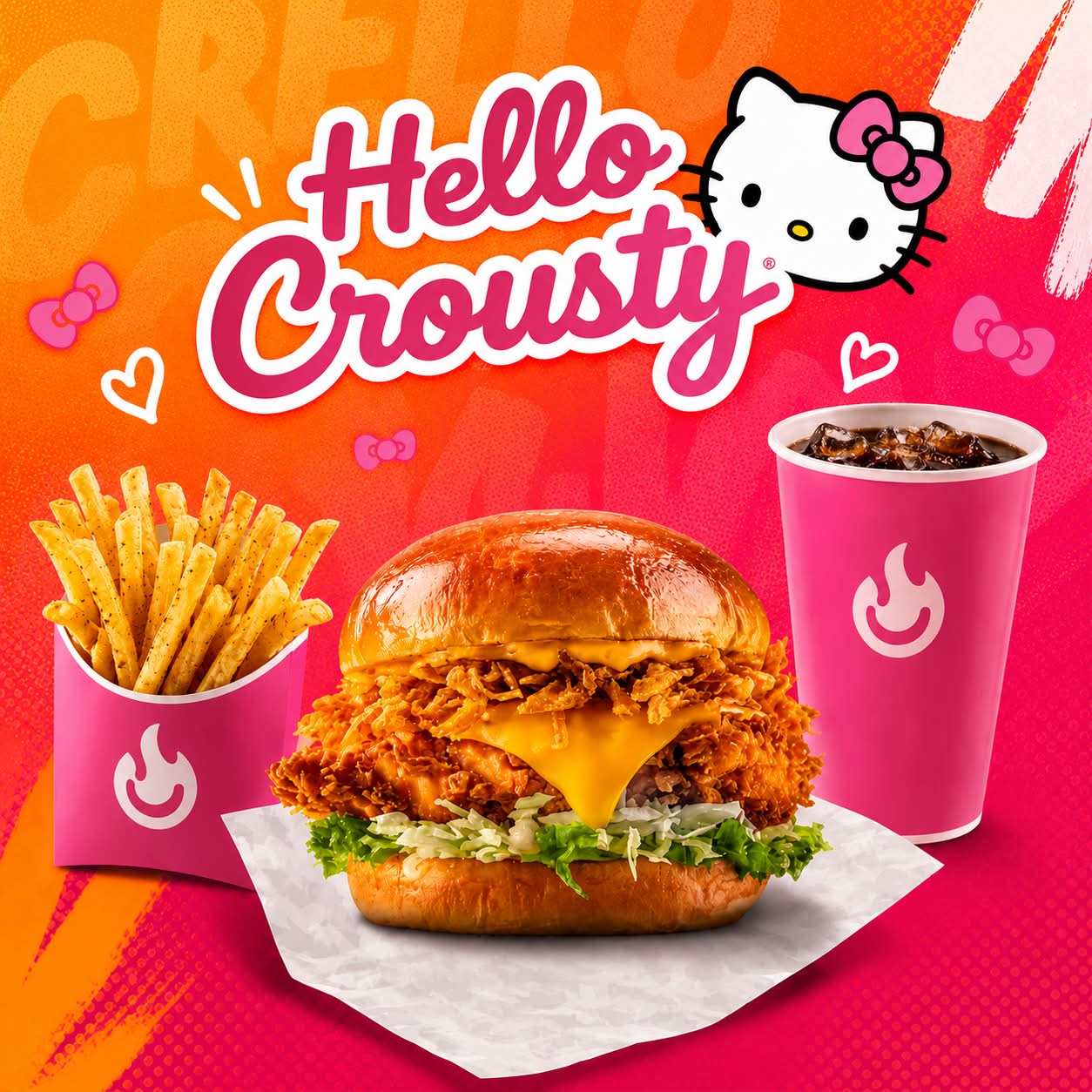 🔥 CRUNCHY KITY SPICY (Menu complet) 🌶️ — 14.99€