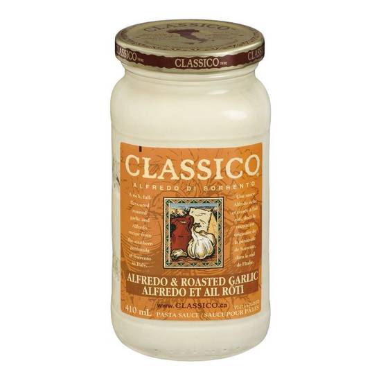 Classico sauce pour pâtes alfredo et ail rôti classico - alfredo & roasted garlic pasta sauce