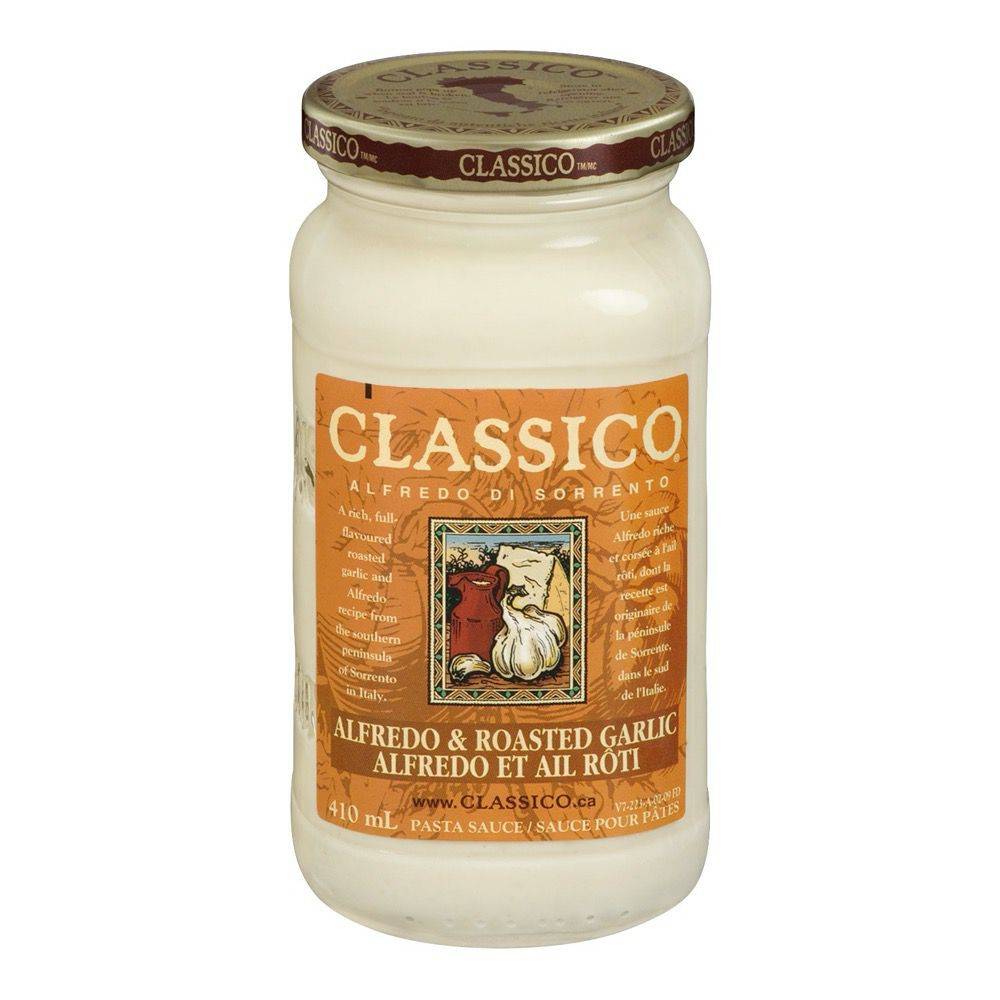 Classico sauce pour pâtes alfredo et ail rôti classico - alfredo & roasted garlic pasta sauce