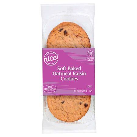 Nice! Oatmeal Raisin Soft Baked Cookies (7.1 oz)