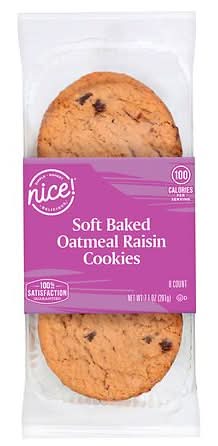 Nice! Oatmeal Raisin Soft Baked Cookies (7.1 oz)