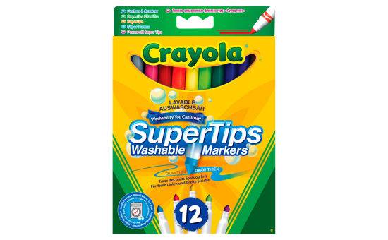Crayola Super Fibre Tip Washable Marker Pens Pens