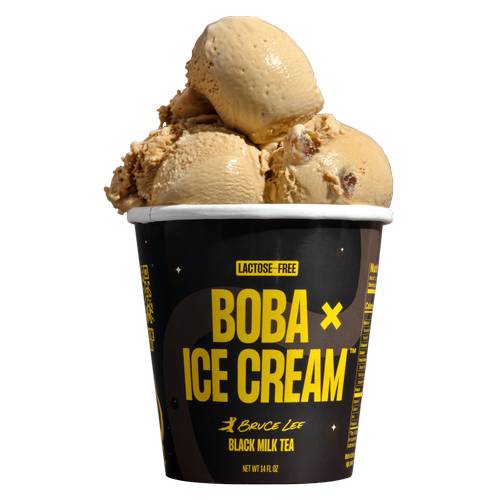 Boba X Ice Cream Bruce Lee Black Milk Tea