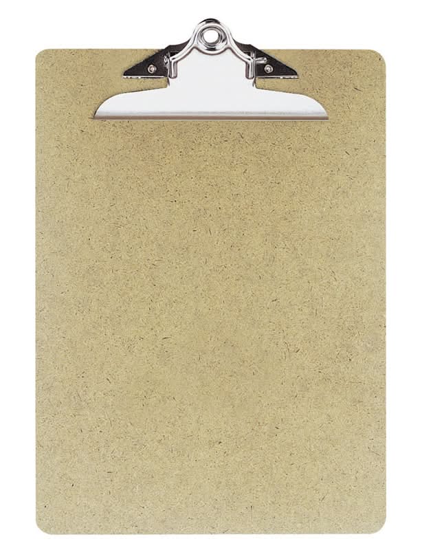 Officemate Letter Size Wood Clipboard