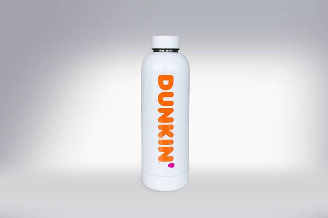 DUNKIN‘ Wasserflasche weiß