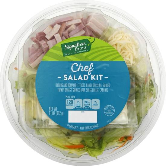 Order Signature Farms · Chef Salad Kit (11 oz) food online from Safeway store, Eureka on bringmethat.com