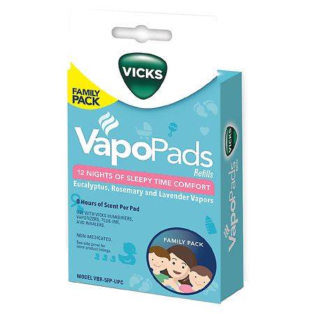 Vicks Vapor Pads Family pack Lavender, Rosemary (1.06 oz)