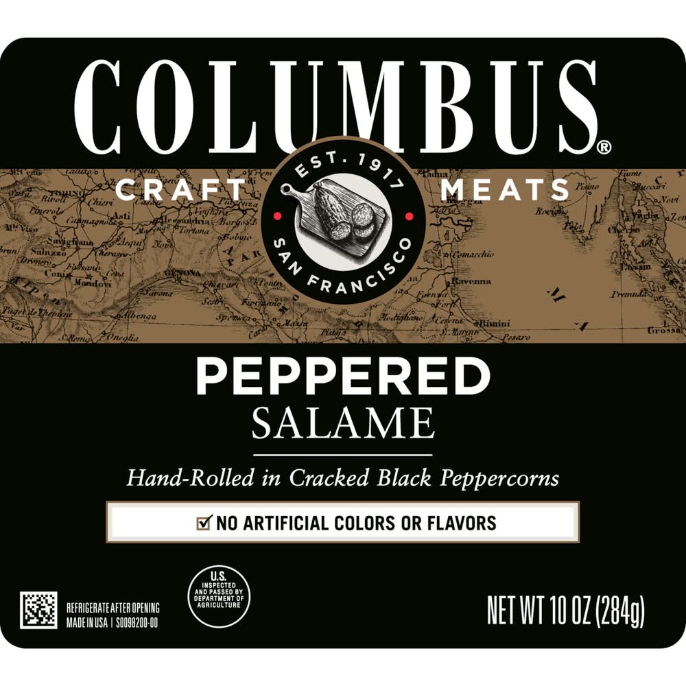 Columbus Peppered Salame (10 oz)