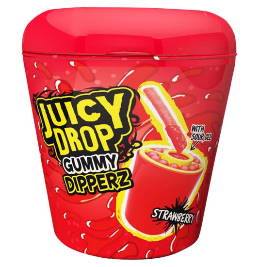 Juicy Drop Strawberry-Raspberry, Gummy Dipperz