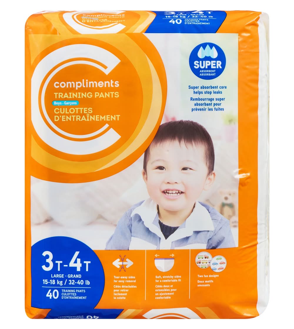 Compliments little ones culottes d'entraînement pour garçons - little ones training pants for boys (3t-4t) (40 unités)