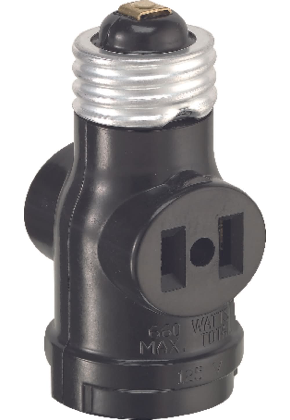Leviton Plastic Medium Base Lampholder 1 Pk