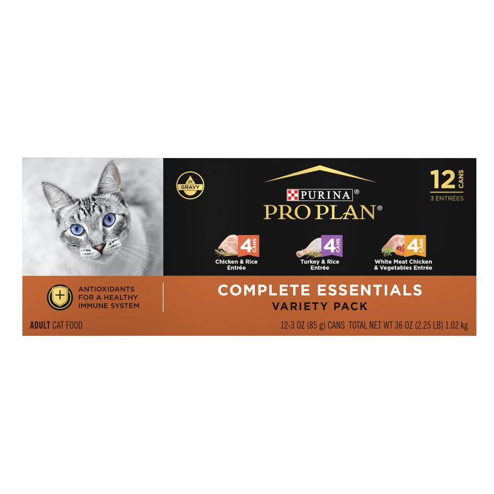 Purina Pro Plan Gravy High Protein Wet Cat Food (chicken and turkey)