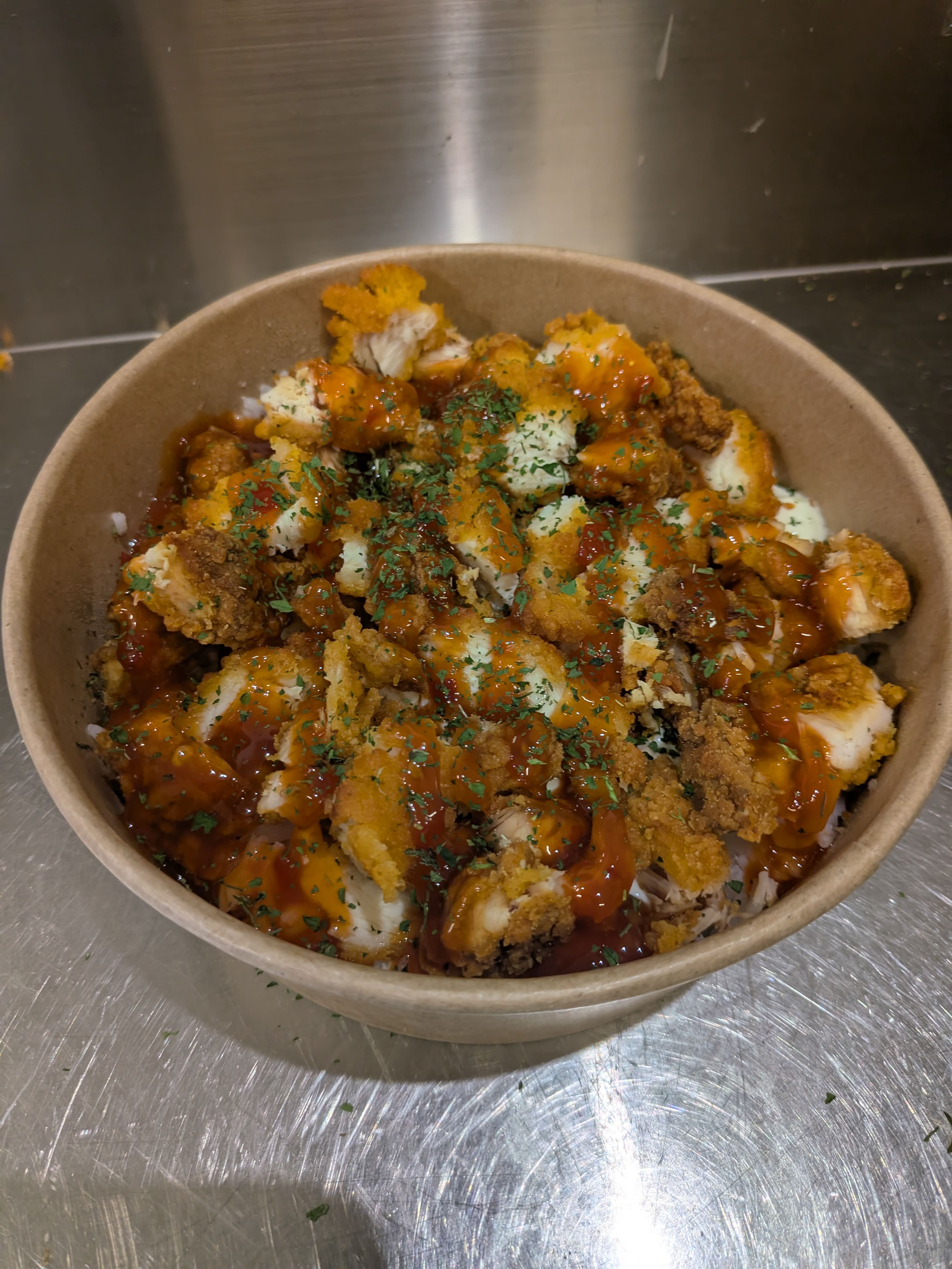 Crousty Poulet Mixte (Blanche/Curry) - Medium  (250gr) 🍚🍗 🟡