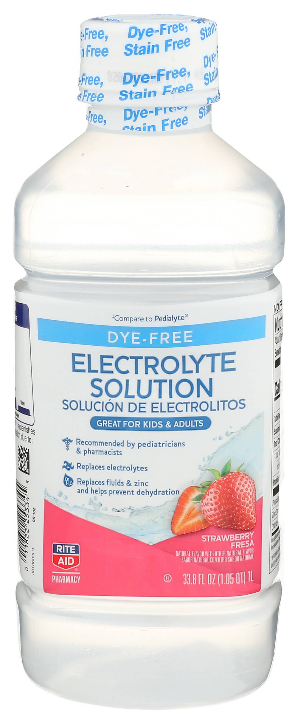 Rite Aid Electrolyte Solution (strawberry fresa)