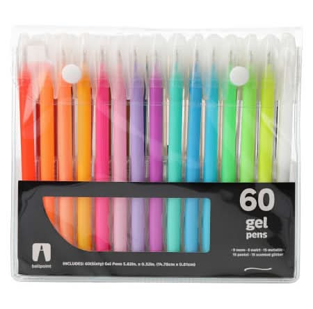 60-Count Gel Pens Set V1