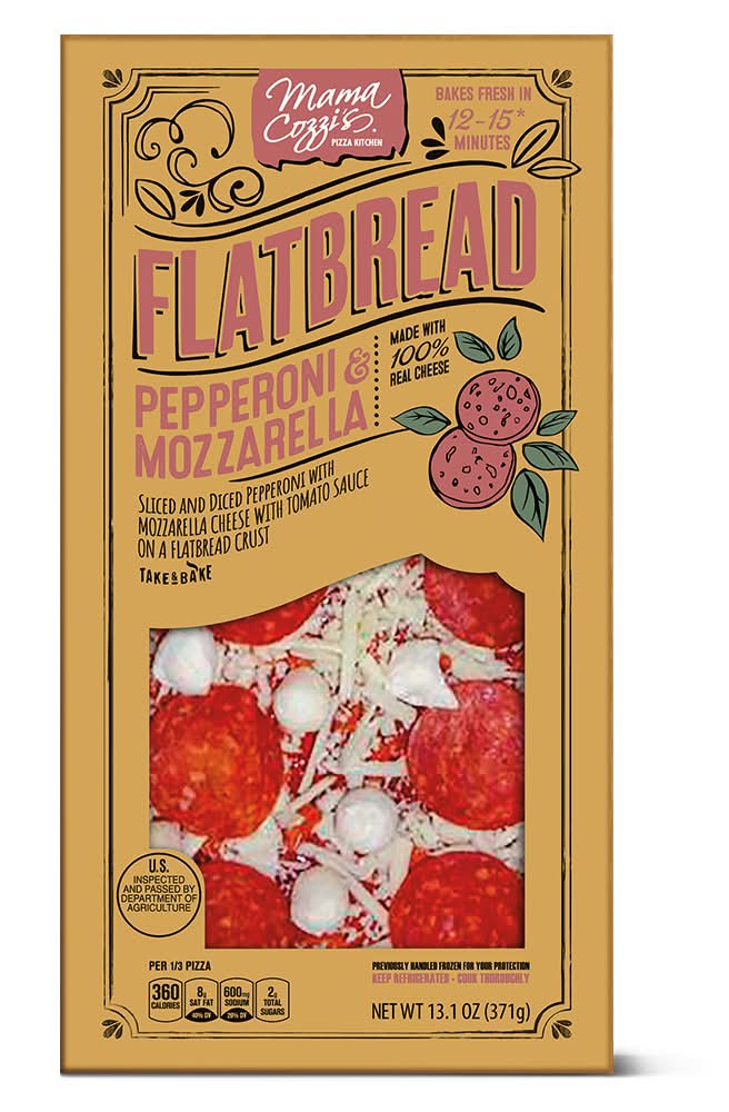 Mama Cozzi's Pizza Kitchen Flatbread, Pepperoni & Mozzarella (13.1 oz)