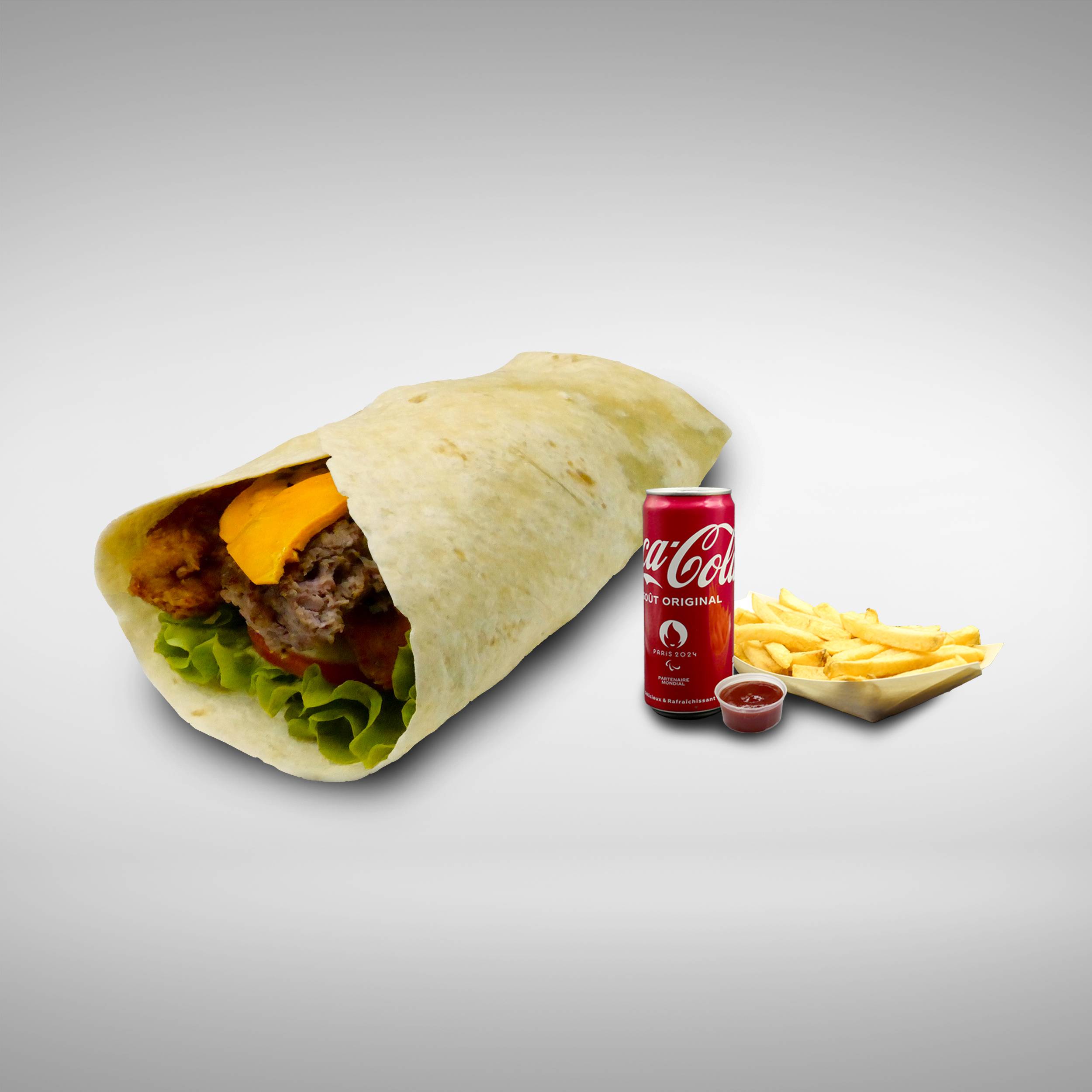 Menu wrap twister mixte