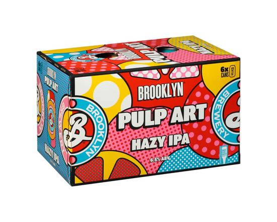 Brooklyn · Pulp Art Hazy Ipa Beer (6 x 12 fl oz)