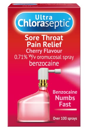 Ultra Chloraseptic Cherry, Anaesthetic Throat Spray (15ml)