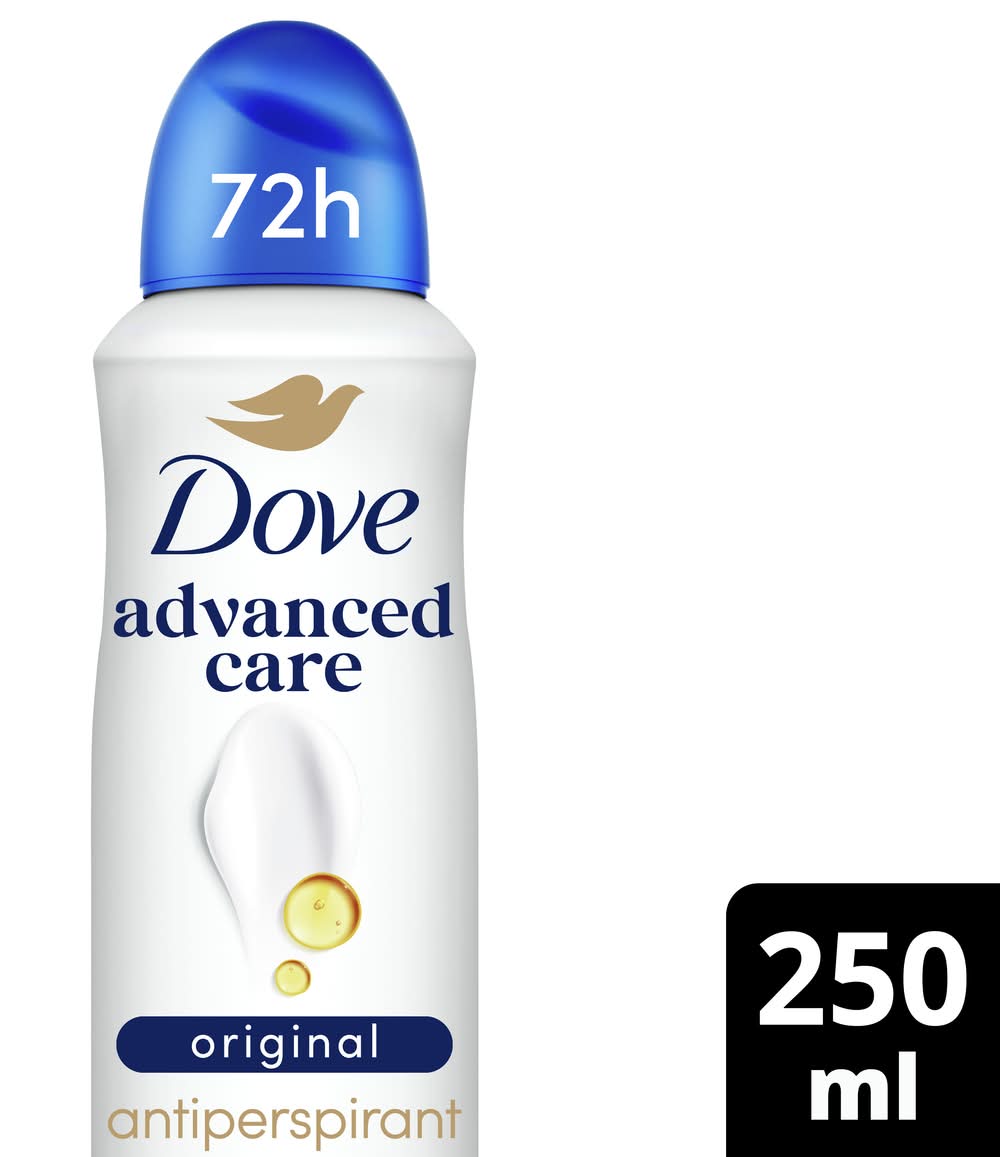 Dove Advanced Care Antiperspirant Deodorant Original 72h (250mL)