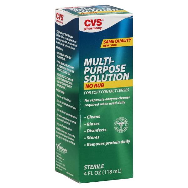 Cvs Pharmacy No Rub Multi-Purpose Solution