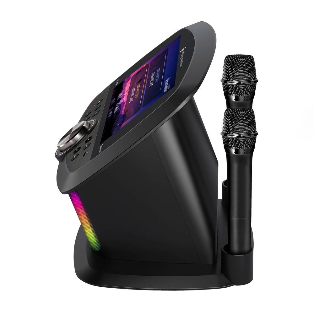 Système de karaoké auna ktv m écran tactile 12,1 2 micros uhf wifi bt