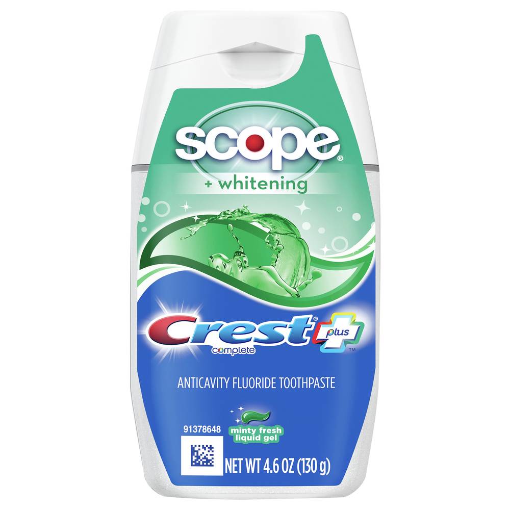 CREST Minty Fresh Liquid Gel Toothpaste (4.6 oz)