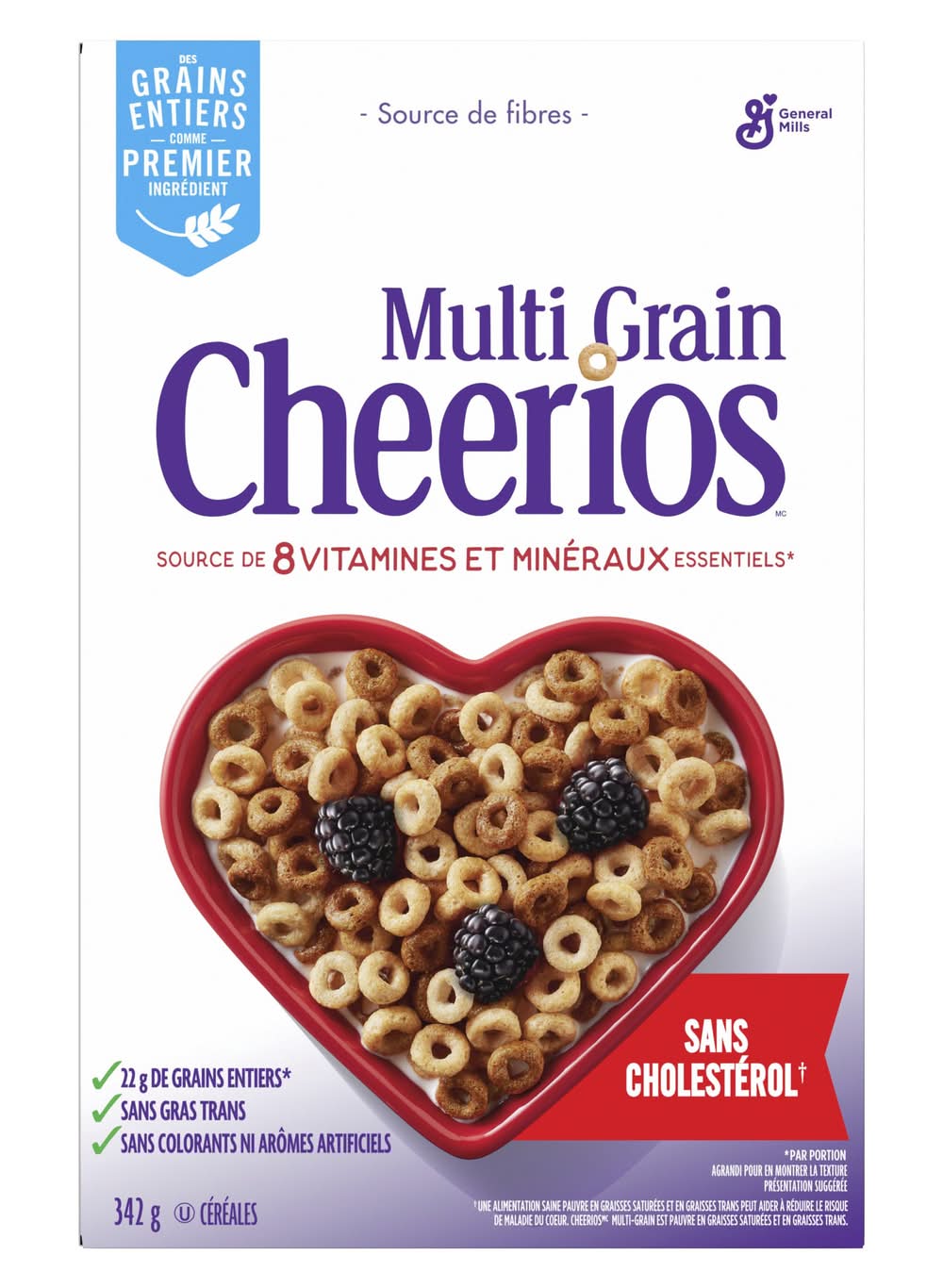 Cheerios Multi-Grain Cholesterol Free Cereal (342 g)