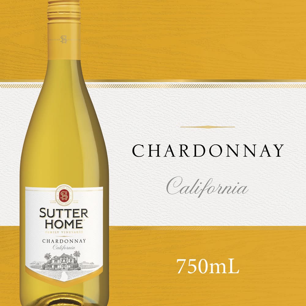 Sutter Home California Chardonnay White Wine (750 ml)