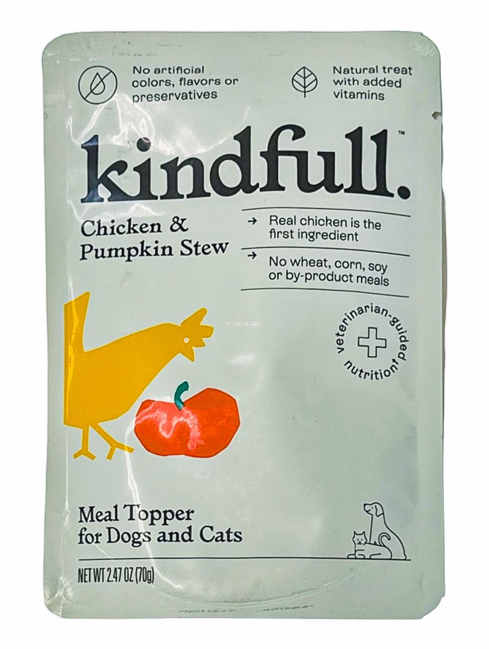 Kindfull Chicken & Pumpkin Puree Pouch Dog Treat (2.47 oz)