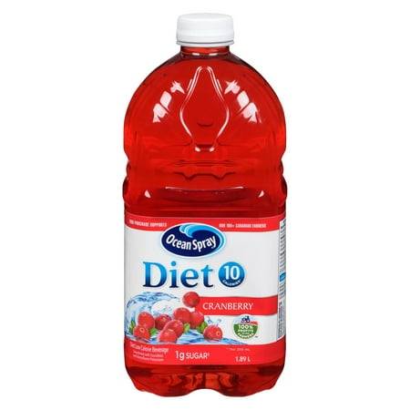 Ocean Spray Diet Low Calorie Juice, Cranberry (1.89 L)
