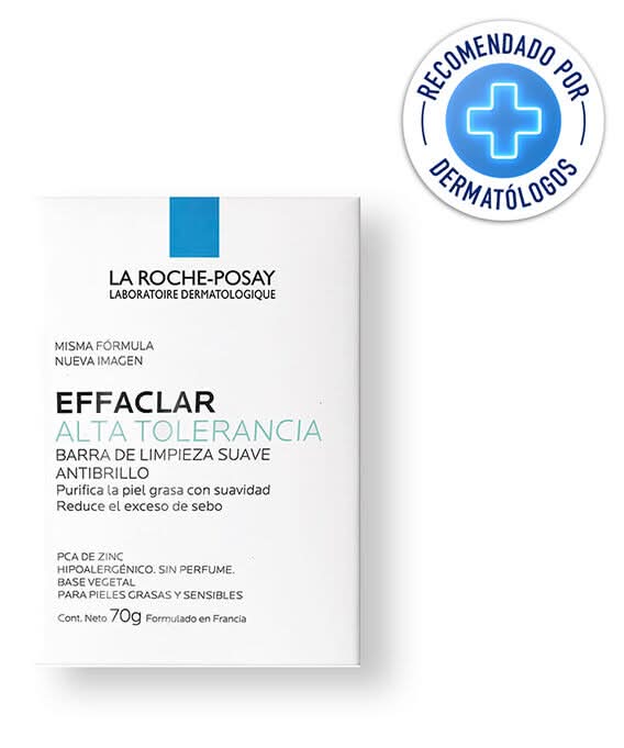 La Roche-Posay · Effaclar barra de limpieza de alta tolerancia (70 g)